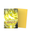 Dragon Shield - Yellow - Matte Sleeves - Japanese Size